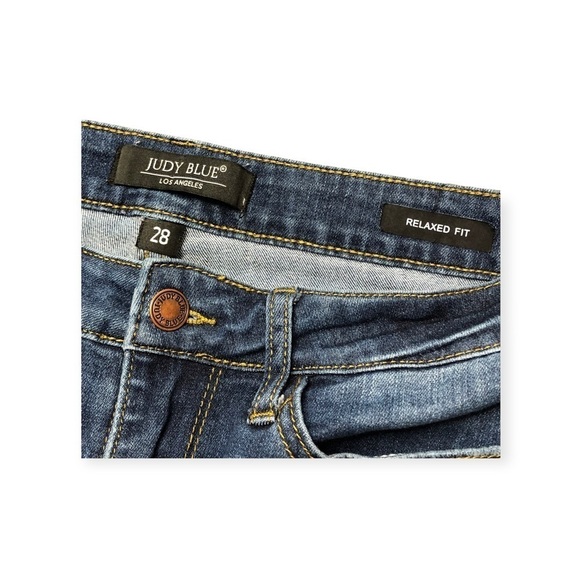 Judy Blue relaxed fit jeans ankle length size 28 - Picture 4 of 7